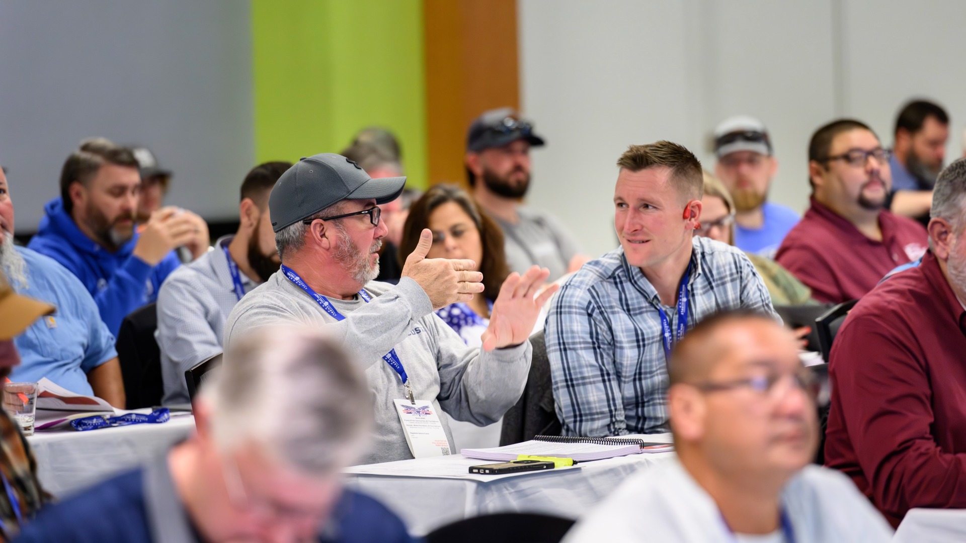 AFA members in a class session at the Operations Manager School.
